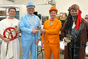 Worker Party Happy Together